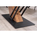 Стол обеденный SIGNAL GENESIS черный/ясень 160-220/90